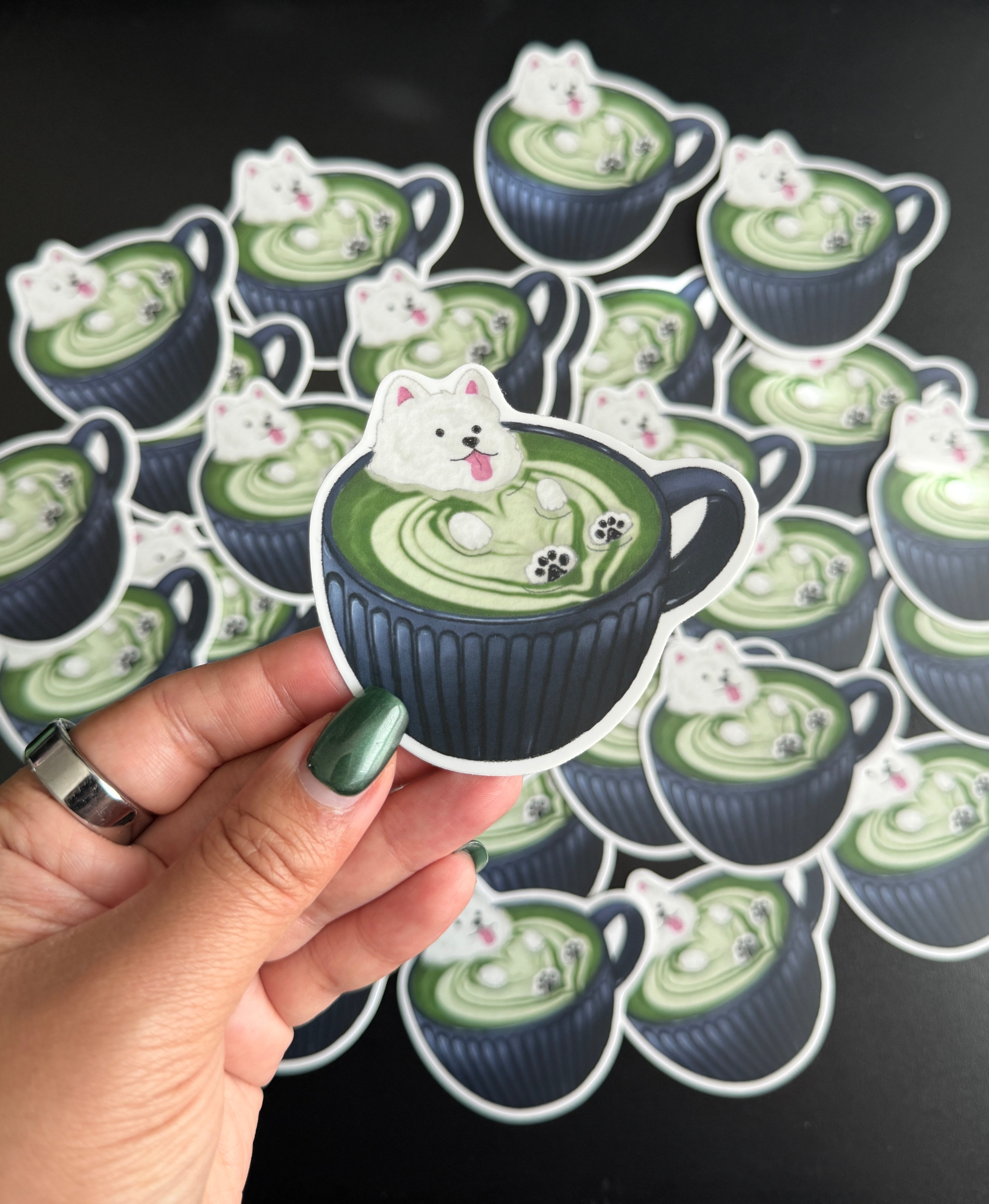 Crumby Mail Club Nov 2025: Cloud In Matcha Sticker